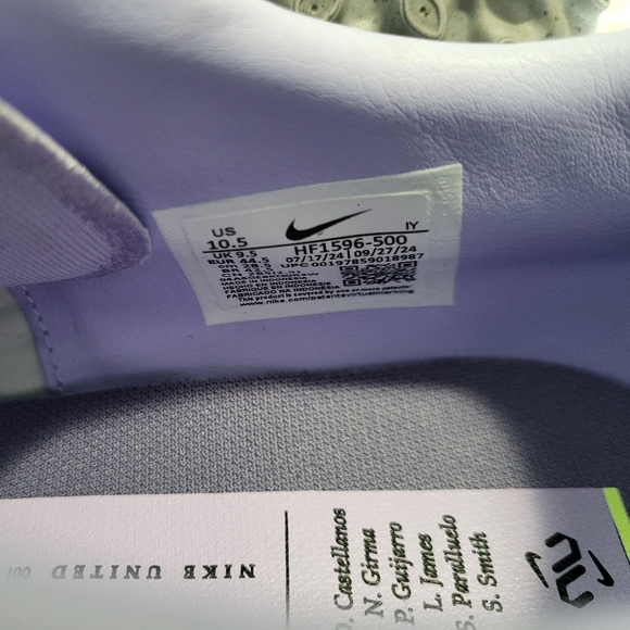 Nike United Phantom GX 2 Academy FG/MG Soccer Cleats, NEW, Purple - Picture 5 of 10